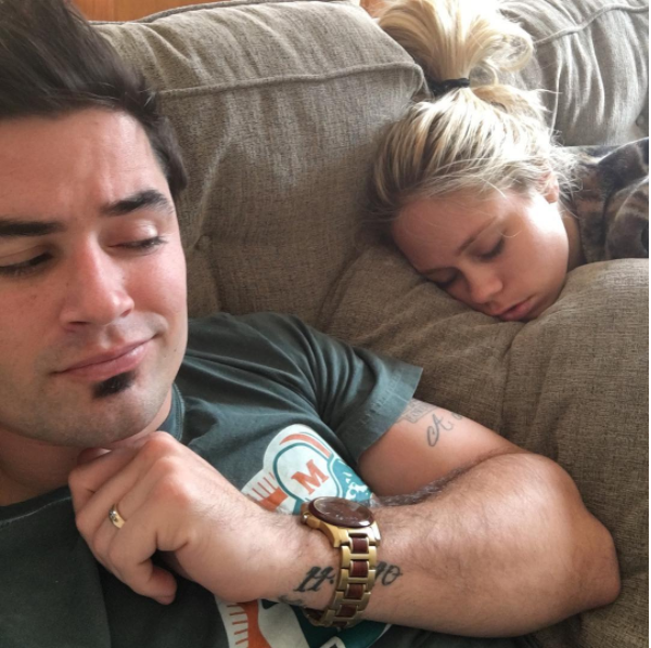 Husband and Wife on Couch