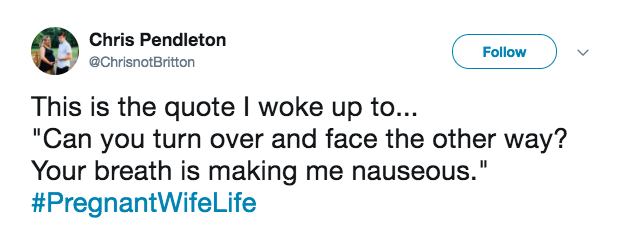 Husband Twitter Update