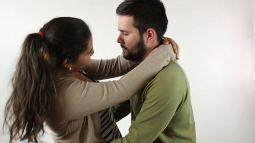 guy and girl in love